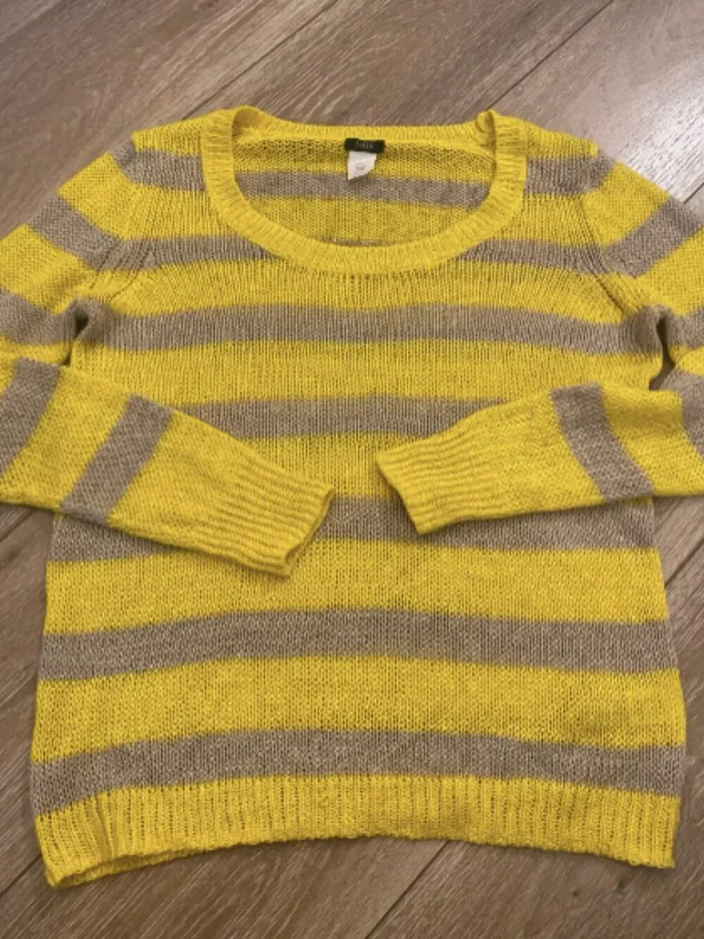 J.Crew Linen Beach Sweater in Stripe